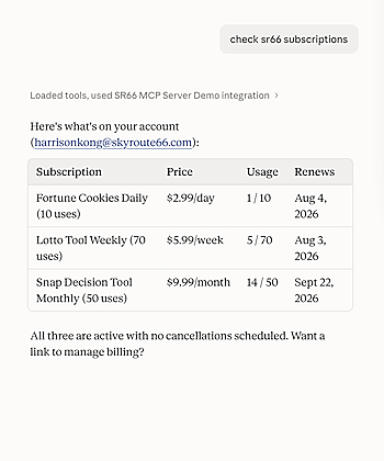 Screenshot 5 Payment Check Subscriptions
