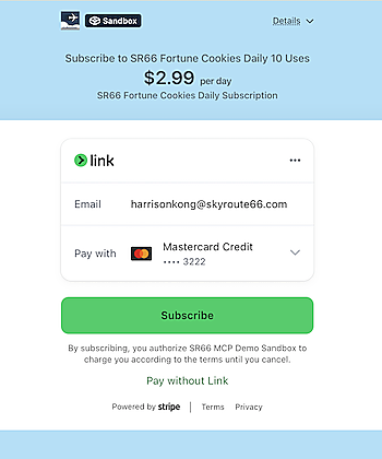 Screenshot 3 Payment Checkout