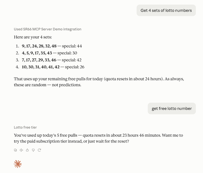 Screenshot No More Free Lotto Numbers